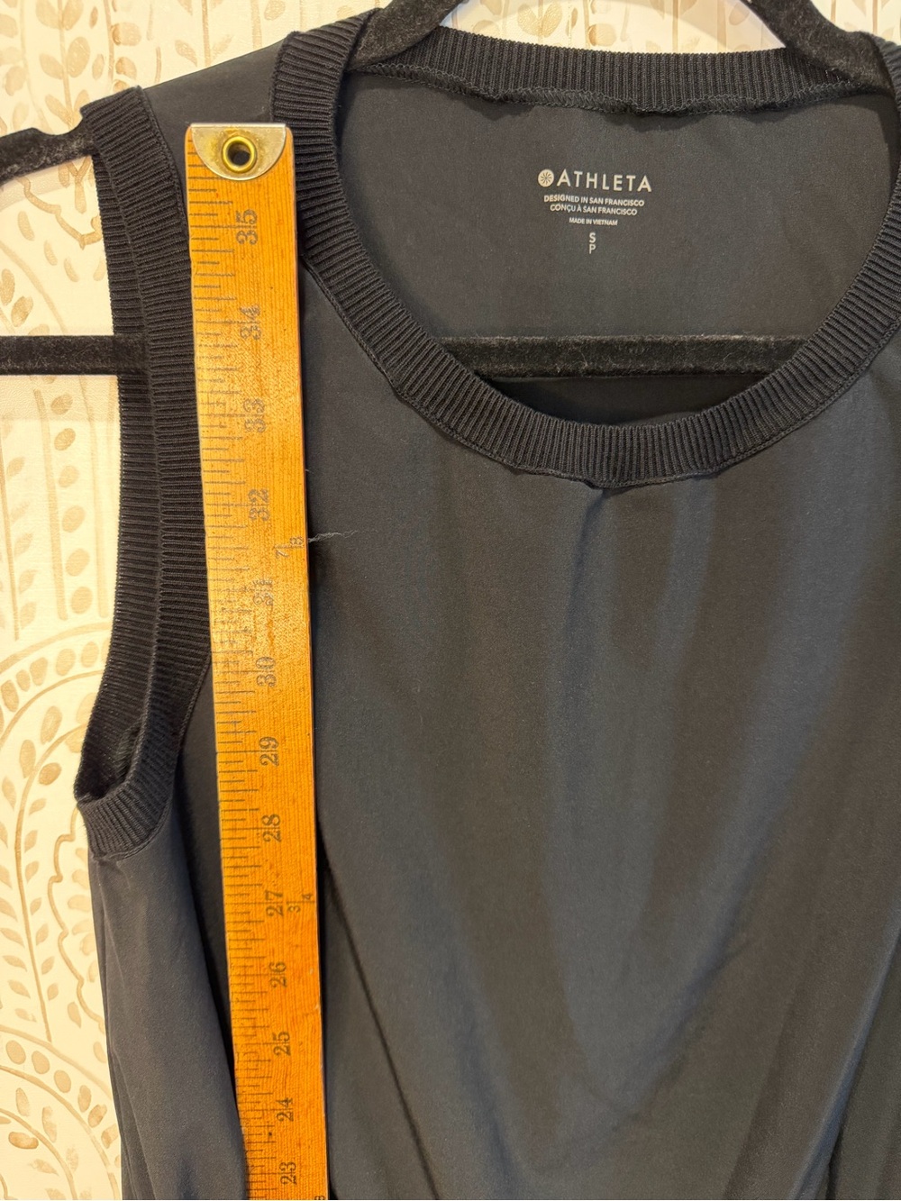 Athleta Rincon Dress Black Size Small Athleisure Cinch Waist Sleeveless - Picture 8 of 8